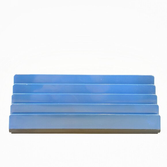 Blue Rexite Podio 921 desk letter holder, Italy 1970s Rino Pirovano - Picture 6 of 8